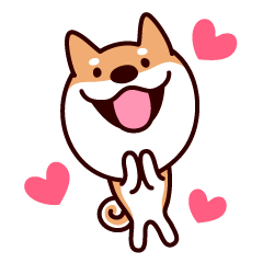 [LINEスタンプ] 柴犬がゆく！の画像（メイン）