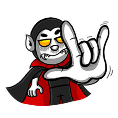 [LINEスタンプ] Count Dracula