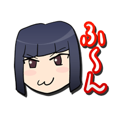 [LINEスタンプ] 女の子顔芸スタンプの画像（メイン）