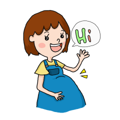 [LINEスタンプ] 妊婦の日常あるあるの画像（メイン）