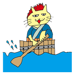 [LINEスタンプ] ねこ侍の画像（メイン）