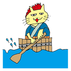 [LINEスタンプ] ねこ侍