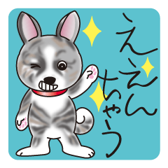 [LINEスタンプ] やんちゃいぬ・あきたいぬこまち