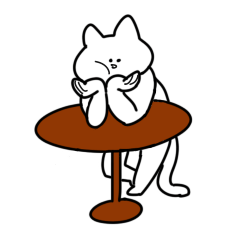 [LINEスタンプ] シュールぬこ