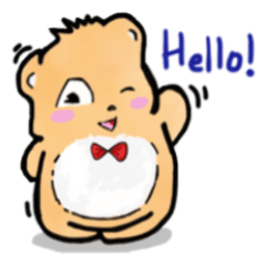 [LINEスタンプ] JJ Yume Bearの画像（メイン）