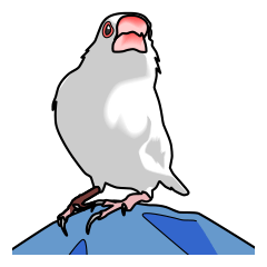 [LINEスタンプ] 文鳥スタンプ P.01