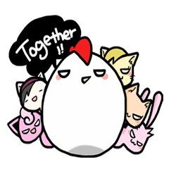 [LINEスタンプ] ChicKNUP Punk Life