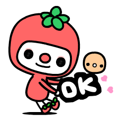 [LINEスタンプ] Tomato in love