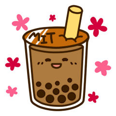 [LINEスタンプ] MIT タピオカティー