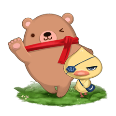 [LINEスタンプ] Bei-Chi Animal Heaven--Eggbear