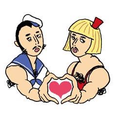 [LINEスタンプ] リリーとマリーの美しき☆世界の画像（メイン）