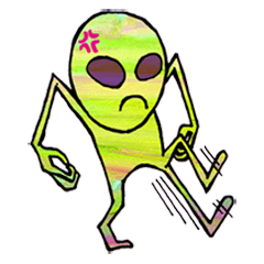 [LINEスタンプ] 宇宙人兄弟