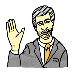 [LINEスタンプ] ジョリ男の画像（メイン）