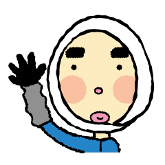 [LINEスタンプ] ほっかぶりとっちゃの画像（メイン）