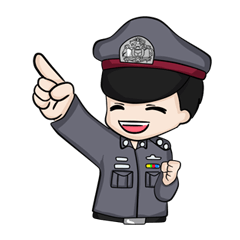 [LINEスタンプ] We are baby police ！！の画像（メイン）