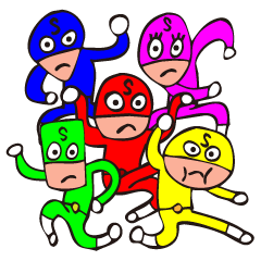 [LINEスタンプ] 我ら「スタンプ戦隊」イーカゲンジャー