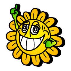 [LINEスタンプ] Happy Flower "PoPo"の画像（メイン）