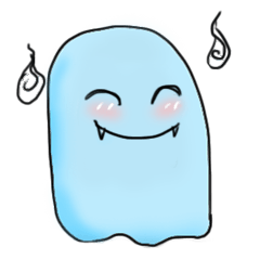 [LINEスタンプ] "OMO" Ghost Trainee Expressionの画像（メイン）