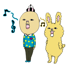 [LINEスタンプ] シュールかわいいスタンプの画像（メイン）