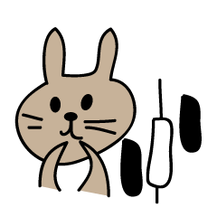 [LINEスタンプ] 投資うさこ