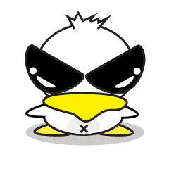 [LINEスタンプ] Jampu : Rise of the crazy duck.