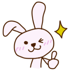 [LINEスタンプ] うさぎのセラヴィの画像（メイン）