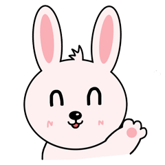 [LINEスタンプ] ティガー ウサギ