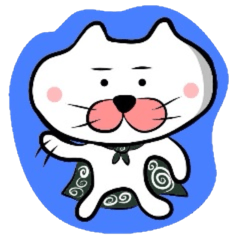 [LINEスタンプ] ふろしきニャンコ松吉の画像（メイン）