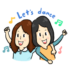 [LINEスタンプ] Happy Happy Girls