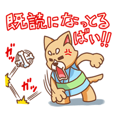 [LINEスタンプ] 九州弁犬の画像（メイン）