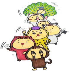 [LINEスタンプ] おもしろ生き物スタンプ