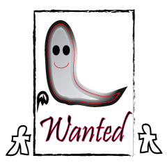 [LINEスタンプ] Ghost and paper doll