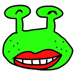 [LINEスタンプ] かわいいモンスターの画像（メイン）