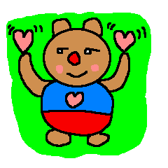 [LINEスタンプ] 赤パンくまさん