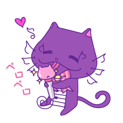 [LINEスタンプ] nukomo♪（ぬこも♪）