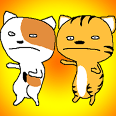 [LINEスタンプ] 笑って使える猫スタンプ