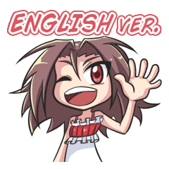 [LINEスタンプ] Lily ＆ Marigold (Part Gather up) Englishの画像（メイン）