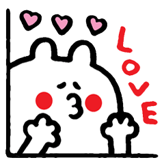 [LINEスタンプ] すみでつぶやくクマ