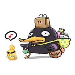 [LINEスタンプ] Gu-Duck ＆ Chi-Chi