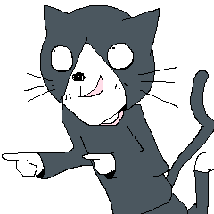 [LINEスタンプ] 情緒不安定猫のジョーチー