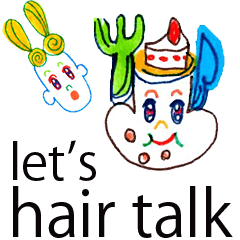 [LINEスタンプ] let's hair talk！！