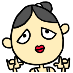 [LINEスタンプ] あれっ？ふく子さんじゃね？