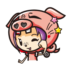 [LINEスタンプ] ジャムとピッグ