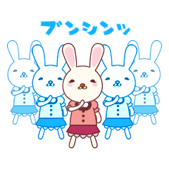 [LINEスタンプ] ふぁすぃらびっと -癖になる動物さん-の画像（メイン）