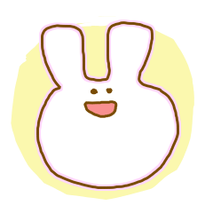 [LINEスタンプ] うさぎ野郎