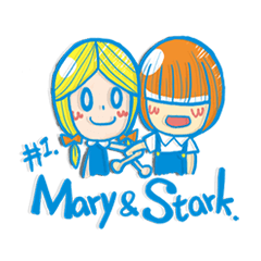 [LINEスタンプ] Mary＆Stark