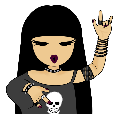 [LINEスタンプ] Cool sister