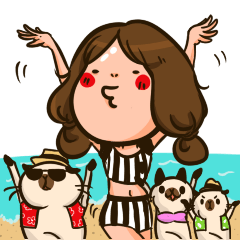 Sunny ＆ The Gang (Beach collection！)