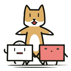 [LINEスタンプ] とうふくんといぬくん