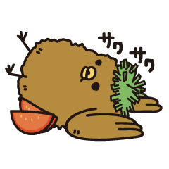 [LINEスタンプ] チキカツの適度に返信。